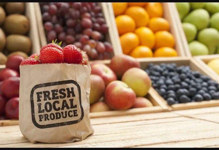Auswahl an frischem Obst in einem Supermarkt