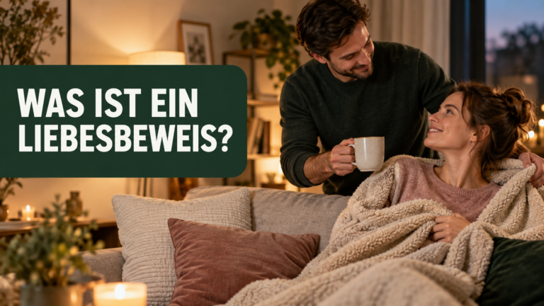 Kleine liebevolle Geste im Alltag