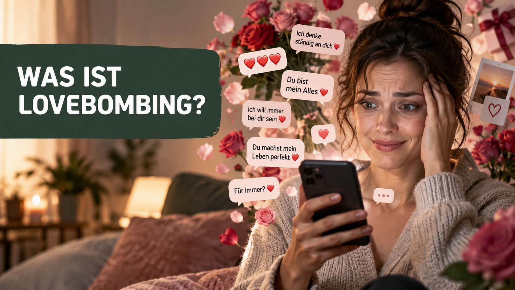 Was ist Lovebombing? Diese Warnzeichen solltest du nicht mit großer Liebe verwechseln