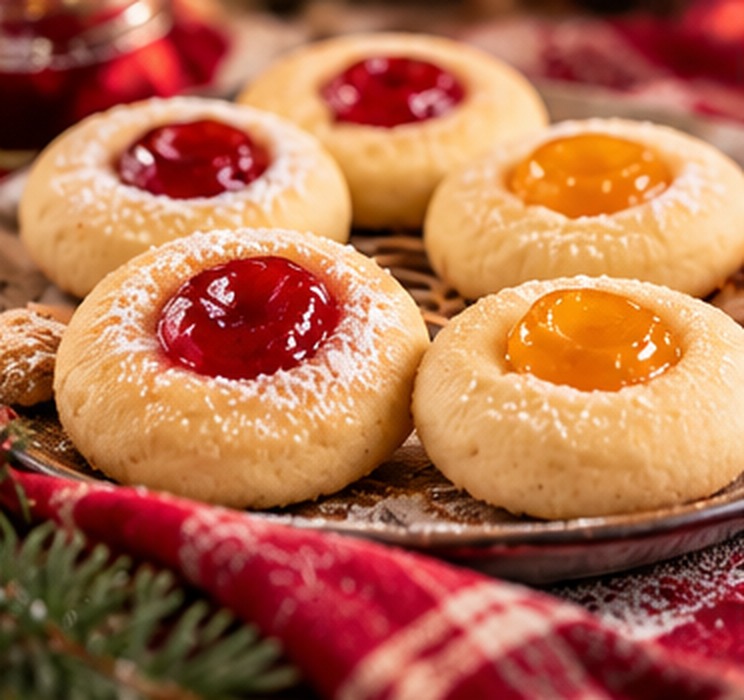 Engelsaugen mit Marmelade
