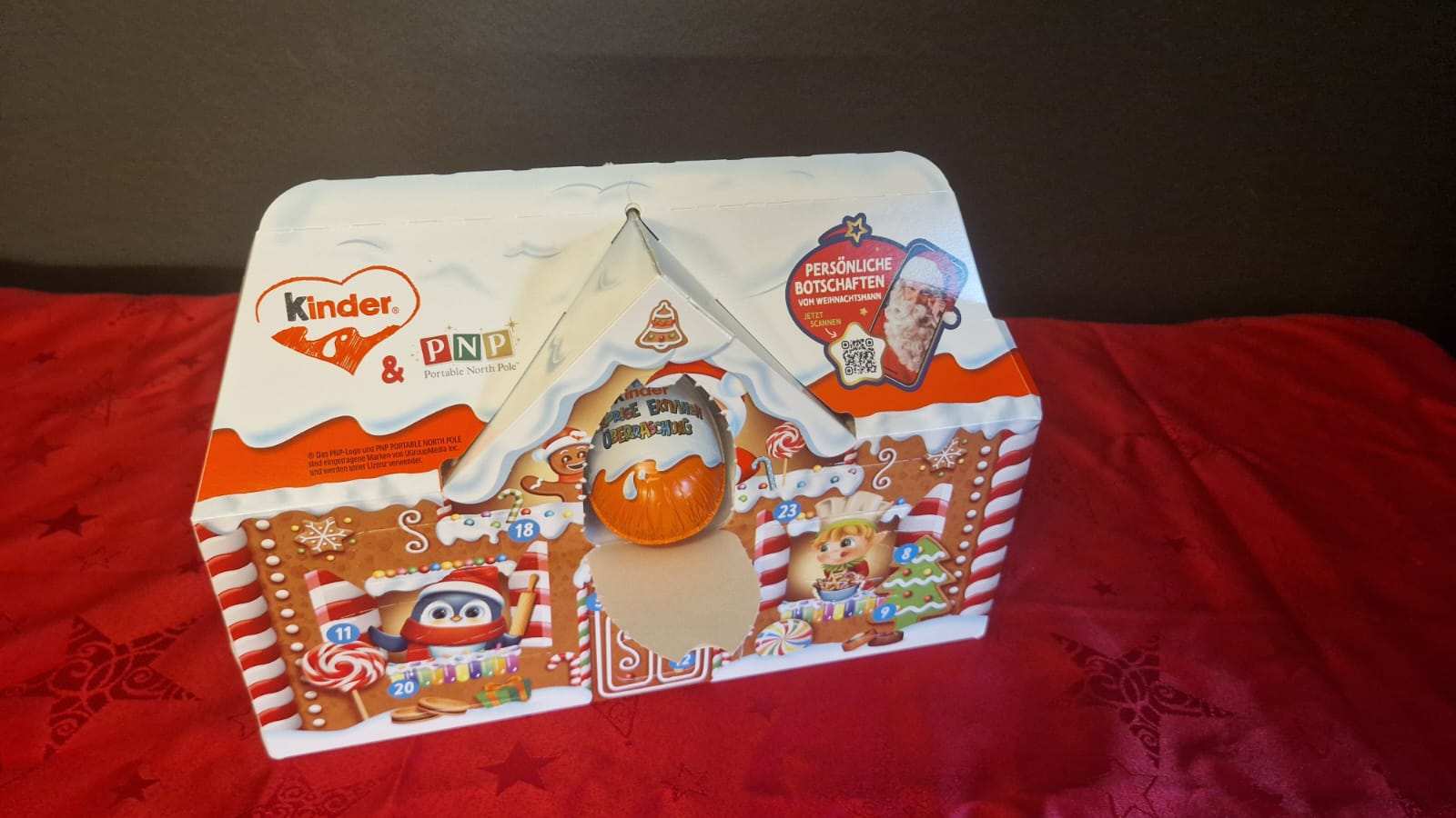 Kinder Adventskalender 2026 vollständig geöffnet